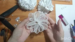 МК НЕЖНЫХ БАНТИКОВ В ШКОЛУ DIY #handmade #рукоделие #канзашимк