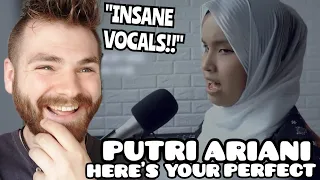 First Time Hearing Putri Ariani "Here's Your Perfect" | Jamie Miller Cover | Reaction