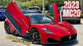 2023 Maserati MC20 McDonalds Spec In Rosso Vincente Is A $260,000 Beauty