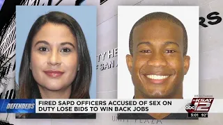 Video: Fired SAPD officers accused of sex on duty lose bids to win back jobs