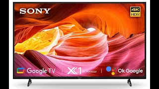 SONY X75K 108 cm (43 inch) 4K LED Smart TV with Google TV (KD-43X75K IN5) Review 2022 Model Unboxing