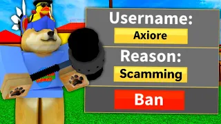 BANNING SCAMMERS In Roblox Blox Fruits...