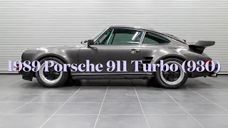 1989 Porsche 911 Turbo walk around