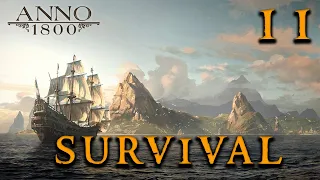 Anno 1800 SURVIVAL #11 THE NEW WORLD - Extreme Difficulty - War vs 3 HARD AI | Strategy RTS