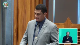 Minister for Education, Hon. Aseri Radrodro supports the 2023 - 2024 National Budget bill