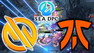 FNATIC vs MOTIVATE.TRUST GAMING - CRAZY SERIES !! DPC SEA DIVISION 1 DOTA 2