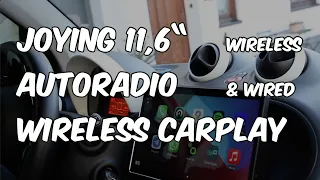 Joying 11.6" Autoradio - Wireless CarPlay Verzögerung