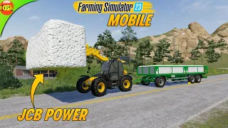 Real Power of JCB Front Loader | Farming Simulator 23 Mobile Gameplay