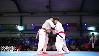 Ryoji Ohata vs Gino Consentino Man -80kg European Karate Kyokushin Championships