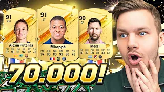 VANVITTIG 70.000 FC POINTS EAFC 24 PACKOPENING!