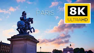 Paris France - the Ultra 8K Experience - Louvre - Opera House - Eiffel Tower - Palace at Versailles