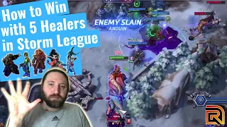 What happens when we draft 5 healers in Storm League?