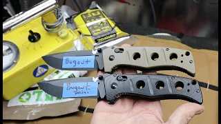 I fixed the problem with the Benchmade Bugout Knife. Now it's truly worthy of the name Bugout !