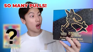 Unboxing the ULTIMATE Crown Zenith set! (INSANE PULLS)