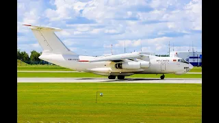 Ilyushin IL-76TD EW-576TH Belcanto Airlines Arrival and Departure from Minsk MSQ/UMMS