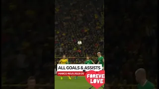 MARCO REUS GOALS AND ASSISTS 2019/2020 SEASON