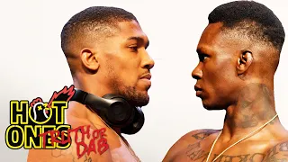 Anthony Joshua and Israel Adesanya Play Truth or Dab | Hot Ones