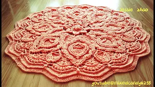 crochet home rug #113 90cmX90cm