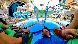 VR 360 5K Tidal Surge On Ride POV Media Day SeaWorld San Antonio 2022 03 02