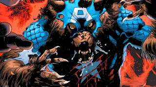 Captain America Transforms Into a Werewolf