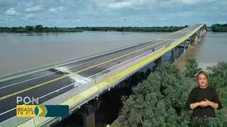 Presidente Jair Bolsonaro inaugura ponte que liga os estados do Acre e Rondônia