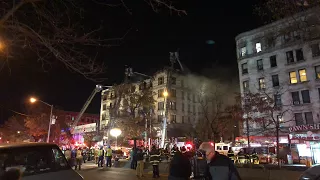 LIVE: 6 alarm fire at Inwood, Manhattan still not under control
