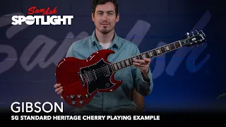 Gibson SG Standard (Heritage Cherry) Playing Examples