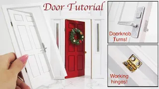 DIY Miniature - Door (actually works!)