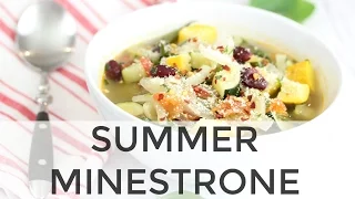 Summer Minestrone Soup | Clean & Delicious