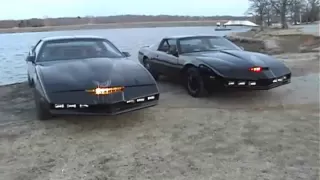 KNIGHT RIDER CARS II - KITT VS KARR - again.wmv