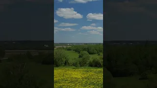 Flying over the field. Полёт над полем #shorts