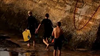 Liam Kavanagh Bodyboarding Cave Rock