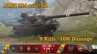 AMX M4 mle. 54 - 9 Kills, 10K Damage - World of Tanks