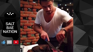 Salt Bae Best Compilation May 2017 | Nusret Meat Cutting Skills Are On Point! #Saltbae