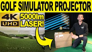 Best Golf Simulator Projector? BenQ LK953ST REVIEW - Unboxing, Specs, & MORE!