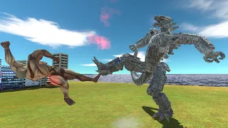 Mechagodzilla Kick Every Unit - Animal Revolt Battle Simulator [ARBS]