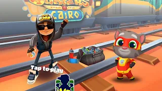 WHO'S BEST? Subway Surfers Cairo VS Talking Tom Hero Dash - LITTLE MOVIES 4K 60 fps Android Gameplay