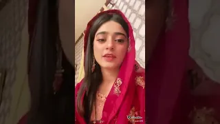 Sehar khan live on instagram - Sehar khan live video - Zakham drama coming soon -#shorts -#seharkhan