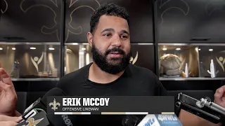 Erik McCoy interview | 2024 Saints OTAs 5/21/2024