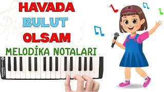 HAVADA BULUT OLSAM Melodika Notaları - Ses Veriyorum