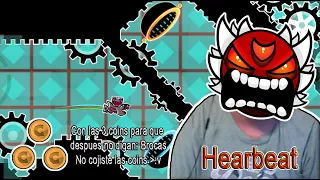 Amigo, mi Hardest :v - "Hearbeat" [Demon?] by Megatron! | Geometry Dash (198) ElBrocasYT