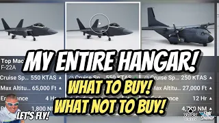 My Entire Hangar! Buy Or Pass? Approve Or Regret For All Planes! MICROSOFT FLIGHT SIMULATOR XBOX