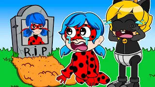 LadyBug Life Story: Mommy, why did you leave me..??! I miss you!!! Miraculous Animation
