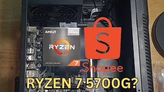 Buying a prebuilt Ryzen 7 5700G PC from Shopee.
