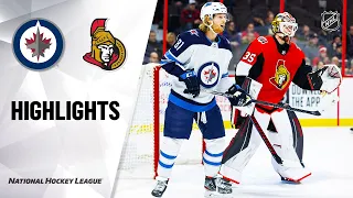 NHL Highlights | Jets @ Senators 2/20/20