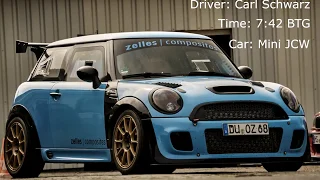 Mini JCW BTG 7:42 min Lap @ Nordschleife - Driver: Carl Schwarz