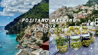 Walking Around Beautiful Positano Italy Amalfi Coast, April 2024 Vacation 🇮🇹😍🇮🇹❤️🇮🇹