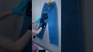 Кастом джинс баллончиком | Кастомизация | Custom jeans