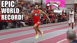 NEW WORLD RECORD!! The Fastest 400 Meters Ever Run! || Christopher Morales Williams - 2024 SEC Final