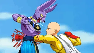 WHAT IF Saitama FOUGHT Beerus? One Punch Man VS Dragon Ball Super